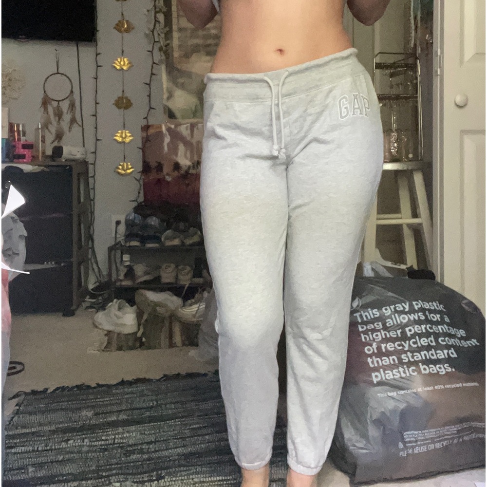 GAP grey joggers, size small